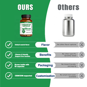 Détoxifiant Hépatique 1000mg Chardon-Marie en Capsules - Nettoyage Naturel du Foie et Soutien de la Fonction Hépatique pour Adultes - 60 Gélules OEM - Product Image 5