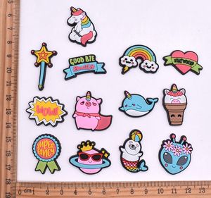 Nouveau multi-style dessin animé mignon en caoutchouc souple Patch plat pour bricolage matériaux faits à la main pinces à cheveux coques de téléphone accessoires chaussures fleurs - Product Image 2