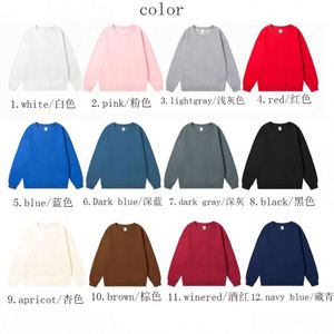 Sweat-shirt à col rond imprimé, col rond imprimé par transfert, broderie unisexe, sweat-shirt personnalisé avec logo - Product Image 3