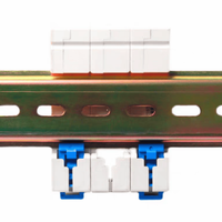 Disjoncteur différentiel électromagnétique miniature Chint 50A 63A NB1L-63 4P Type C 4,5kA en polycarbonate pour montage sur rail