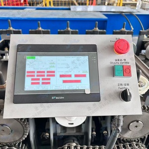เครื่องขึ้นรูปแผงชั้นวางสินค้าอัตโนมัติควบคุมด้วย PLC พร้อมเกียร์บ็อกซ์และเครื่องยนต์สำหรับใช้ในซูเปอร์มาร์เก็ต - Product Image 4