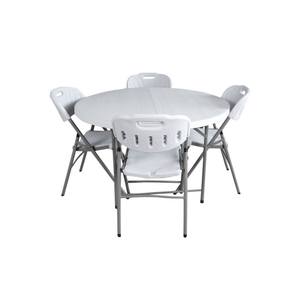 Ensemble de chaises de table pliantes lourdes de haute qualité 4ft 5ft 6ft 7ft pique-nique en plein air facile à transporter événements de mariage utilisation de la cuisine moderne - Product Image 4