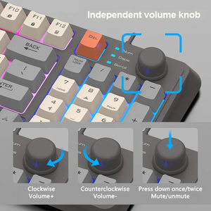 Xunfox K820 Ensemble souris et clavier de jeu filaire K820 Ensemble clavier et souris de jeu à membrane - Product Image 4