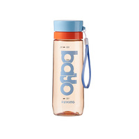 Gourde portable antichoc pour adulte, idéale pour le sport et le fitness, en plastique PC réutilisable avec couvercle et manchon en silicone