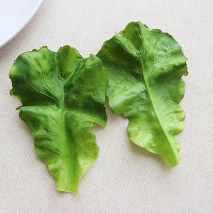 Lechuga Artificial Realista, Verduras para Ensalada, Decoración de Cocina para Halloween, Verduras Verdes de Plástico para Decoración Festiva - Product Image 5