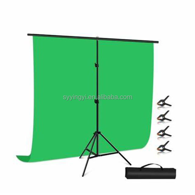 T-Shape Collapsed Background Backdrop Support Stand Kit, 6.5ft Width, 6.5ft Height