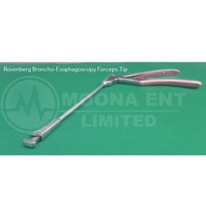 Fabrication OEM de forceps d'œsophagoscopie ENT Rosenberg en acier inoxydable avec embout rotatif à 360 degrés pour procédures d'oto-rhino-laryngologie - Product Image 3