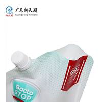 Pochette personnalisée de 500 ml pour savon liquide avec bec verseur, sac d'emballage pour lessive avec bec verseur d'angle