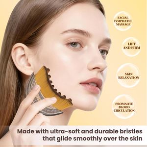 Outil de drainage et de massage pour le visage, le menton et le corps, brosse lymphatique professionnelle de haute qualité pour sculpter la mâchoire, avec couvercle - Product Image 4