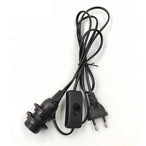 E14 lámpara de diente completo lámpara de cabeza <span class=keywords><strong>Baser</strong></span> 1,8 m Cable de alimentación enchufe de la UE adaptador de lámpara colgante con interruptor de cable enchufe colgante - Product Image 1