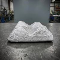 Alliage maître aluminium-cuivre, lingot irrégulier, matière première de fonderie métallique avec 90 % de composition chimique pour usage industriel