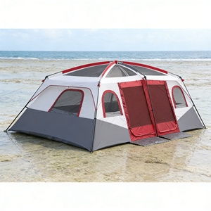 Casa <span class=keywords><strong>da</strong></span> Spiaggia Pop-up Oversize con Camera <span class=keywords><strong>da</strong></span> Letto e Ampia <span class=keywords><strong>Veranda</strong></span> <span class=keywords><strong>per</strong></span> Vivere all'Aperto e Intrattenersi - Product Image 3