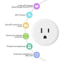 Xiaomi-Mini prise Wifi intelligente avec surtension, 110-230V, wi-fi, anti-surtension, contrôle vocal