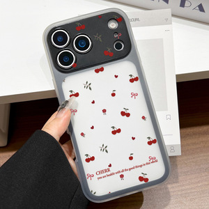 Funda Protectora para iPhone 17 Pro Max, Diseño de Cereza, Dos en Uno, Suave, Protección Completa Anticaídas - Product Image 5