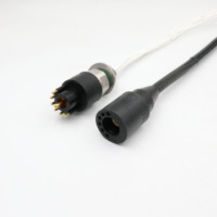Conector Submarino Coaxial de Audio de Alta Profundidad con 1 Coaxial y 6 Fuentes de Alimentación Bajo el Agua en Lagos Marinos