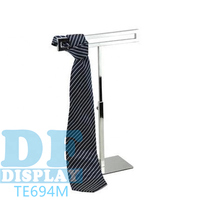 Présentoir à cravates de table, présentoir réglable, organisateur de ceinture en métal de haute qualité, cintre rotatif à cravates