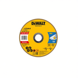 Disque de meulage DeWalt 115 mm 6 mm Inox pour acier inoxydable - Product Image 1