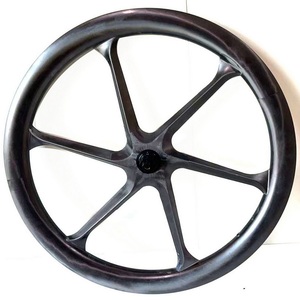 Ruedas de Carbono para Gravel de 700c, Ligeras, de 6 Radios, 32 <span class=keywords><strong>mm</strong></span> de Ancho Interior, 50 <span class=keywords><strong>mm</strong></span> de Perfil, Tubeless Ready, Center Lock, HG XDR - Product Image 2
