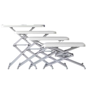 Adjustable folding table, indoor dining table, simple dining table for home use, portable computer <b>desk</b>, small apartment - Product Image 3