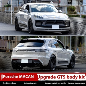 Kit carrosserie pour Porsche Macan modèles 14-21, pare-chocs avant et arrière avec grande lumière de contour, modification de mise à niveau, nouveaux véhicules - Product Image 5