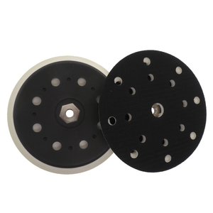 Plato de soporte de 6 pulgadas con 17 orificios y gancho y bucle, rosca M10, para discos de lijado eléctricos, herramientas abrasivas, lijadoras y pulidoras - Product Image 6