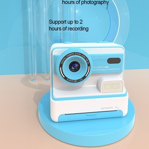 Fotocamera per Bambini con Doppia Lente, <span class=keywords><strong>Stampa</strong></span> Istantanea, Schermo da 2,4 Pollici, Riprese Time-Lapse, Lettore Musicale - Product Image 3