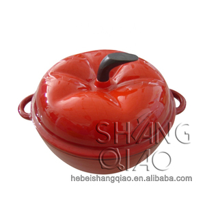 Olla de cocina de hierro fundido esmaltado con forma de frutas o verduras <span class=keywords><strong>Cocotte</strong></span> de hierro fundido - Product Image 5