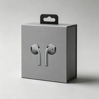 Boîte suspendue en carton biodégradable de qualité supérieure pour écouteurs et accessoires de téléphone, avec gaufrage et personnalisation de marque, écologique pour la vente au détail