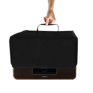 Stereo Receiver Cover 25x22x12cm Vinyl Dust Proof Protective Cover for Home Audio Equipment - Product Image 3
