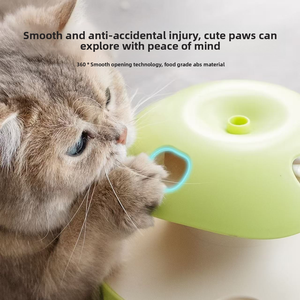 Juguete Eléctrico para Gatos con Forma de Manzana, <span class=keywords><strong>Oruga</strong></span> que se Mueve y <span class=keywords><strong>Mariposa</strong></span> que se Agita para Juego Interactivo - Product Image 3