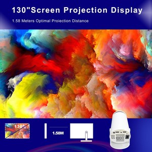 Nhỏ Mini Điện Thoại Di Động Rạp Chiếu Phim Máy Chiếu Với Giao Diện <span class=keywords><strong>HDMI</strong></span> Tốc Độ Cao Đọc Máy Chiếu Cho Phim Trò Chơi - Product Image 6