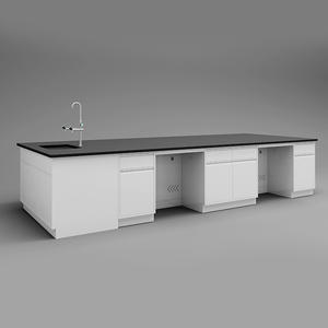 طاولات عمل مختبرية كيميائية من الفولاذ قابلة للتخصيص من ماركة UKEN، تصميم عصري، أثاث تجاري للمدارس - Product Image 3