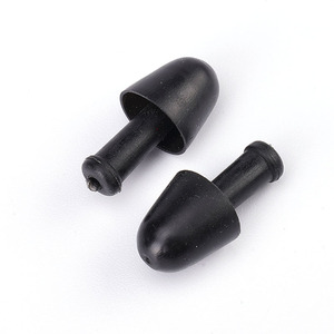 Bouchons d'oreilles en silicone imperméables monocouche, vente en gros d'usine, certification ANSI, réduction du bruit de 33 dB, réutilisables pour la natation - Product Image 6