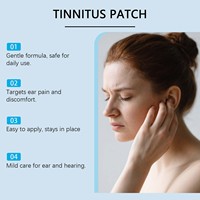 SOUTH MOON Patchs anti-acouphènes en plastique pour maux de tête, douleurs auriculaires, perte auditive, bourdonnements d'oreilles, portables, 12 pièces