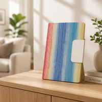 Carnet A5 personnalisable avec logo, couverture rigide en cuir PU, 100 feuilles, reliure thermique, cadeau