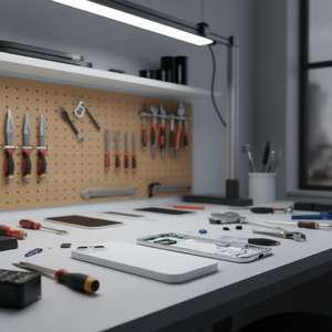 Boîtier central bleu avec coque arrière pour iPhone 15 – Coques de téléphone portable haut de gamme - Product Image 3