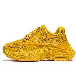 Zapatillas deportivas de malla para hombre, estilo casual, con suela gruesa para aumentar la altura, estilo primaveral. - Product Image 6