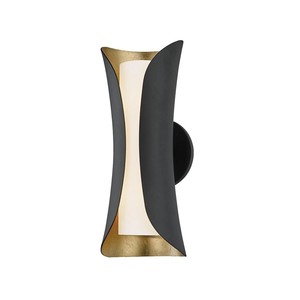 Lámpara de Pared LED de Doble Cabezal Estilo Nórdico con Cuerpo de Hierro Dorado para Dormitorio - Product Image 2