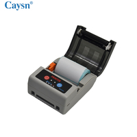 Imprimante portable Caysn PC201 imprimantes thermiques d'autocollants d'étiquettes à découpe automatique Mini machine d'impression de reçus pour téléphone portable