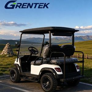 Carrito de Golf de 4 Plazas con Batería de Litio, Buggy Eléctrico Todoterreno con Suspensión Independiente, Neumáticos de 12-14 Pulgadas y Pantalla Grande Audi - Product Image 1