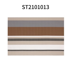 Napperon en similicuir PVC écologique en gros Tapis de vidange résistant à l'huile avec rayures classiques pour décorations de cuisine et de mariage - Product Image 6