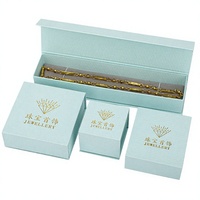 Boîte d'emballage de bijoux de luxe en gros, en forme de livre, créative, texturée, avec fermeture magnétique, pour boucles d'oreilles, colliers et bracelets