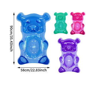 plate-forme melon d'eau bateau, anneau de natation en forme de sirène, flotteurs de piscine pour adulte, pont flottant gonflable - Product Image 4