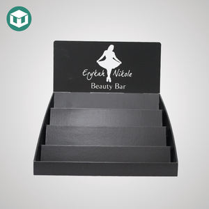 Diskon besar promosi karton Display berdiri bulu mata Counter Display untuk ritel - Product Image 3