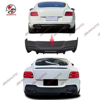 Pare-chocs de voiture Continental GT VRS Style Carbon Fiber Front Lip Rear Bumper Trunk Wing for Bentley GT 12-14 Facelift Body Kit