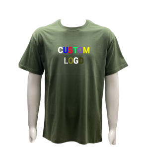 เสื้อยืดคอร์ดูรอยคุณภาพสูง 100% ผ้าฝ้าย พร้อมลายพิมพ์ตามสั่ง ทรงปกติสำหรับผู้ชาย มีกระเป๋า 150 GSM ผลิตในบังกลาเทศ - Product Image 1