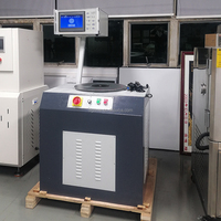 Ventiladores de plástico, motor de transmisión por correa, máquina equilibradora dinámica, equipo de prueba