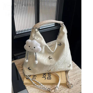 2024 Saco feminino high-end grande capacidade viajante multifuncional duplo/único ombro Crossbody mochila fechamento do Zipper PU - Product Image 5