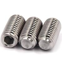 Vis sans tête à six pans creux M3-M16 en acier inoxydable 304, sur mesure, avec pointe conique, fixation OEM personnalisée
