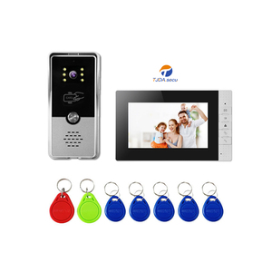 Sistema de Intercomunicación Visual Bidireccional con Cableado Metálico a Prueba de Agua, Seguridad para el Hogar, Pantalla de 7 Pulgadas, RFID, Grabación de Videos, <span class=keywords><strong>Videoportero</strong></span> - Product Image 1